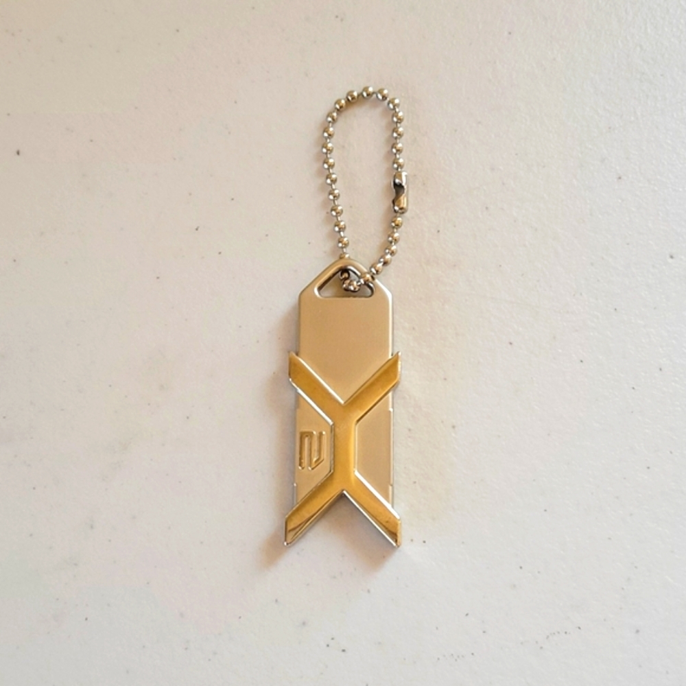 Titan 2 Silver Keychain
